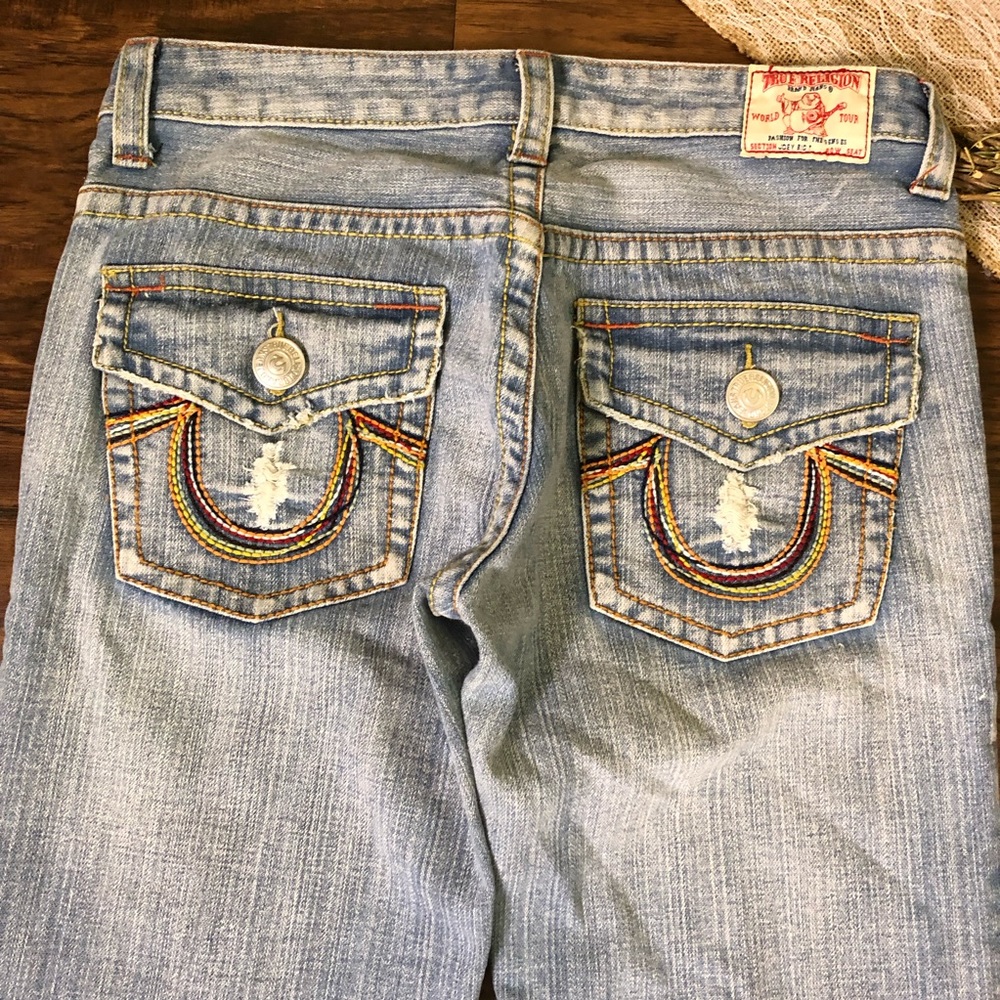 True Religion Joey Big T Rainbow Pocket 29 - Picture 6 of 8
